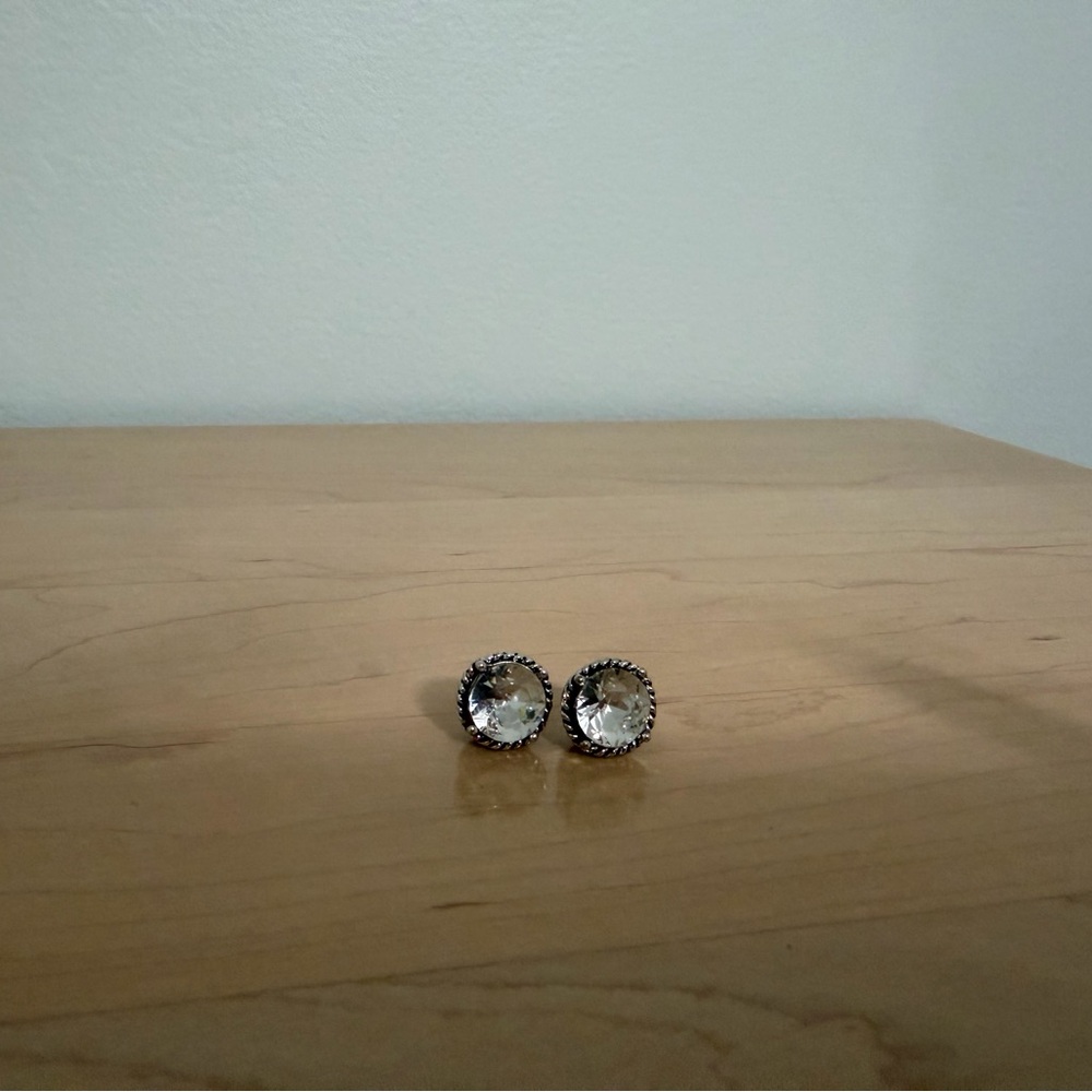 Elegant Silver Stud Earrings